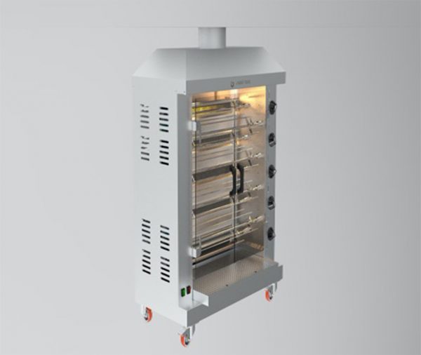 ALMAN PİLİÇ ÇEVİRME MAKİNESİ RADYANLI 9 ŞİŞLİ